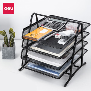 Khay để tài liệu 3 tầng sắt File Tray 9181 (Deli)
